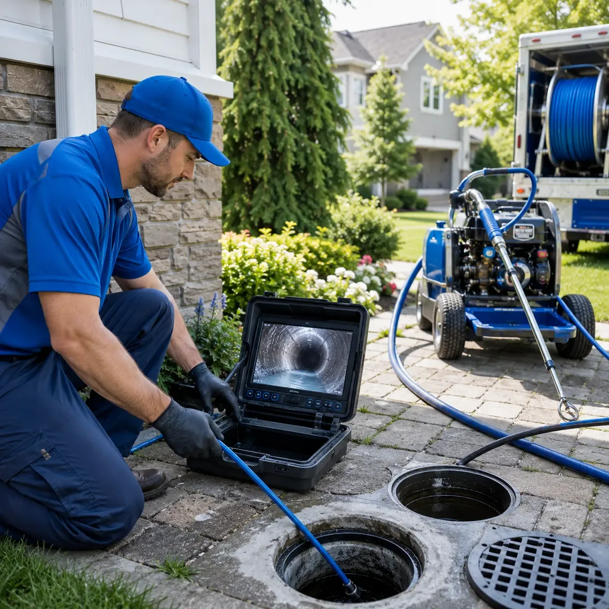 Outdoor drain cleaning professionals serving Carney, OK
